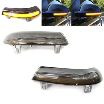 

2Pcs indicator Dynamic Blinker LED Turn Signal Light Side Mirror For Passat B6