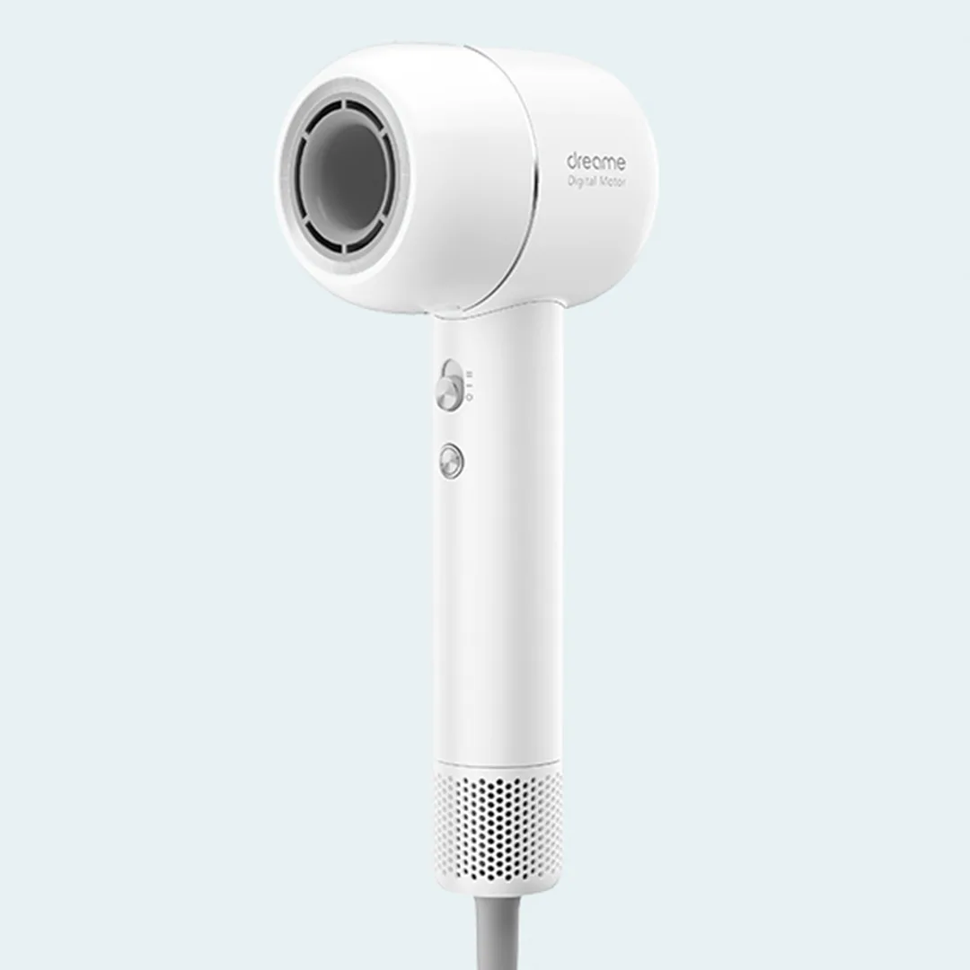

Zhuimi Smart Temperature Controlled Hair Dryer 3 Modes 2 Wind Speed Negative Ion Blower with Magnetic Suction Wind Nozzle