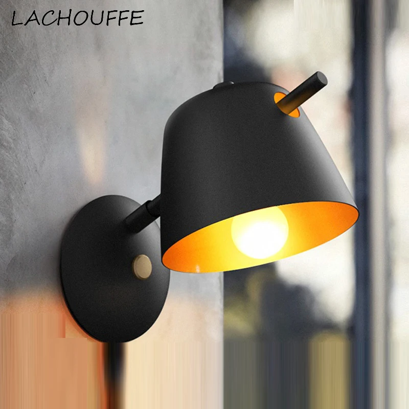 

Nordic Simple Led Wall Light Sconces Modern Macaron Metal Wall Lamp for Bedroom Study Corridor Stairs Loft Decor Light Fixtures