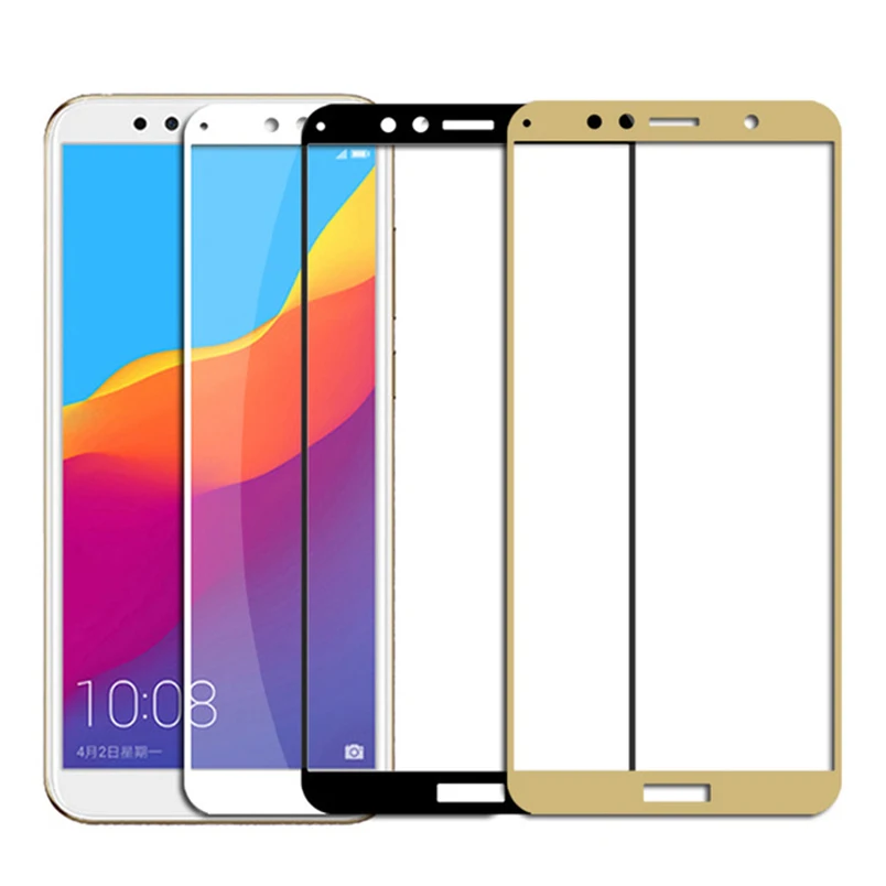 Защитное стекло закаленное 9D для Huawei honor 8 9 Lite 8X 8A 8C 8S 7X 7A 7C Pro 7S|Защитные стёкла и
