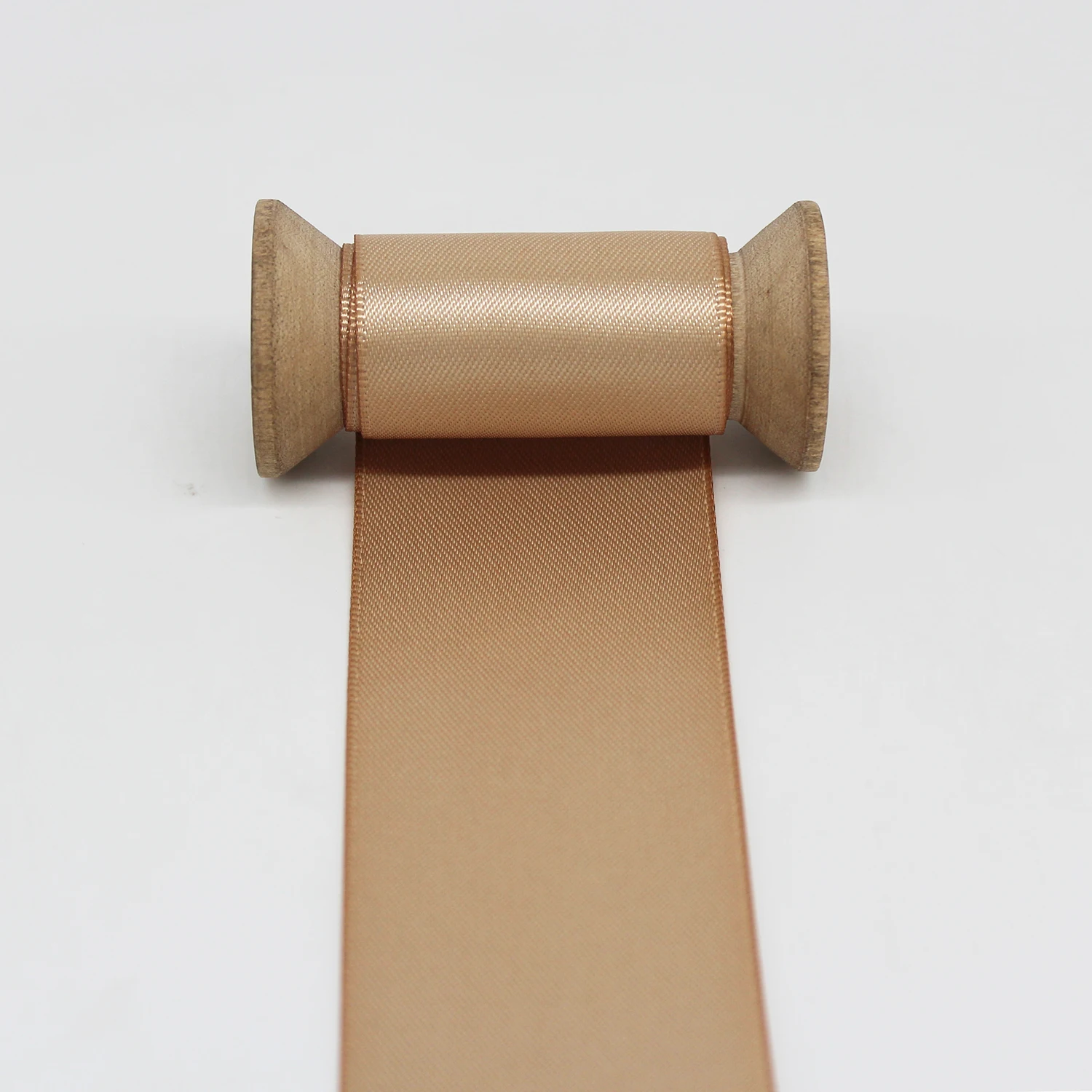 5 Meter/Lot Tan Solid Color Grosgrain Ribbon Polyester Fabric Silk Satin Ribbon For DIY Gift Accessories 1/4" 3/8" 5/8" 1" 1.5"