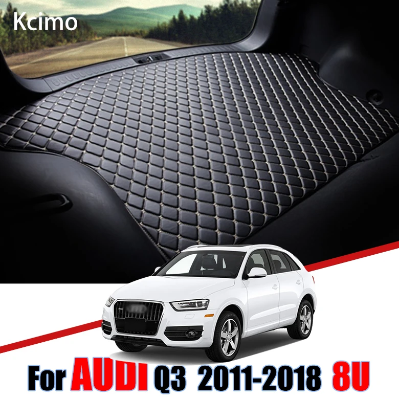2011 to 2018 Tailored Audi Q3 Cargo Liner Trunk Mat Standard Floor