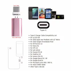 Магнитный Micro USB Женский к type C зарядное устройство типа «папа» конвертер для LG G6 G5 V20 Oneplus 2 3 3T huawei P9 P10 S8 Android