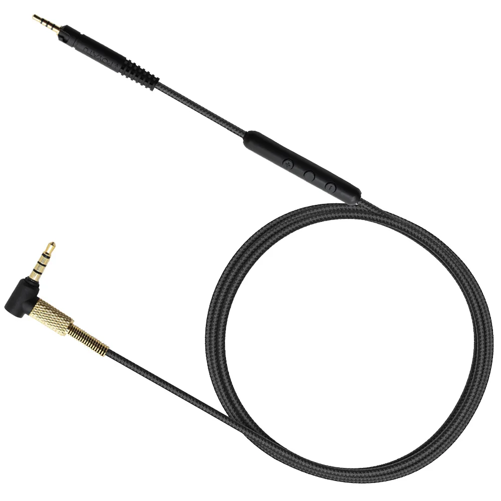 Khopesh HPH MT5 обновления кабель для Yamaha HPH-MT5 HPH-MT5W HPH-MT8 Запчасти для наушников кабель Шнуры аудио кабель с микрофоном