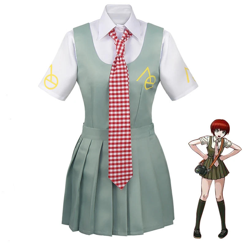 Косплей-костюмы из аниме данганронпа Женский костюм матросского матроса зеленое