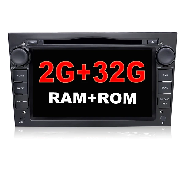 8 ядер 1024*600 четырехъядерный Android 9,0 автомобильный магнитофон gps dvd-плеер для Opel Astra H Vectra Corsa Zafira B C G поддержка OBD2 - Цвет: Black 2G 32G