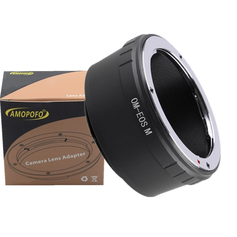 Om A Eos M Adattatore, Olympus Om Mount Lens Per Canon Eos M Mount Mirrorless Macchina Fotografica Di M1 M2 M3 M5 M6 M10 M50 M100