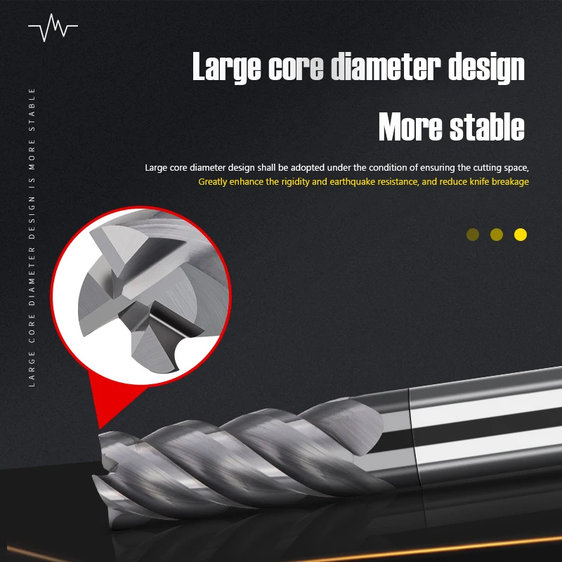End Mill Bits HARFINGTON 2pcs Square Nose End Mill 4mm Shank 2mm X 20mm AlTiSin Micro Mill