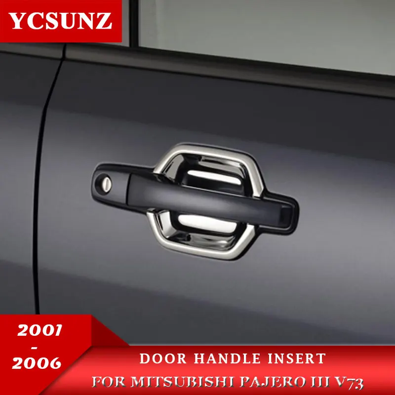 2001 2006 ABS door handle bowl part For Mitsubishi Pajero III Canvas