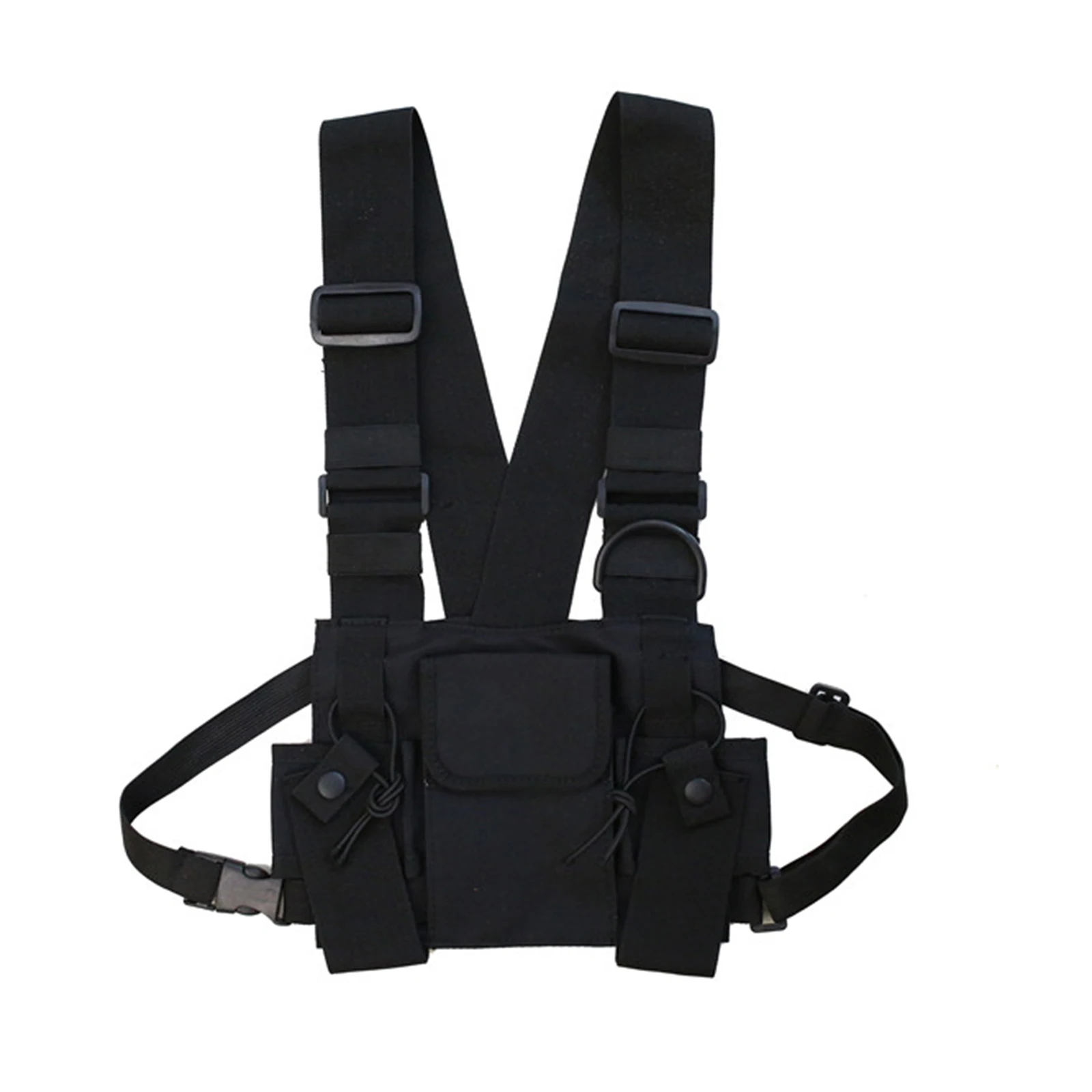 Unisex Fashion Waist Belt Bag Hip Hop Street Wear Vest Backpack