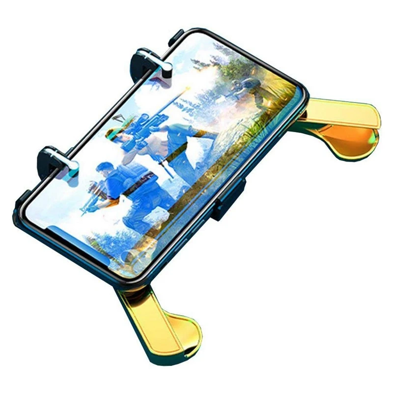  H8 for PUBG Game Controller Gamepad Metal Trigger Shoot Free Fire Gamepad Joystick for IOS Android 