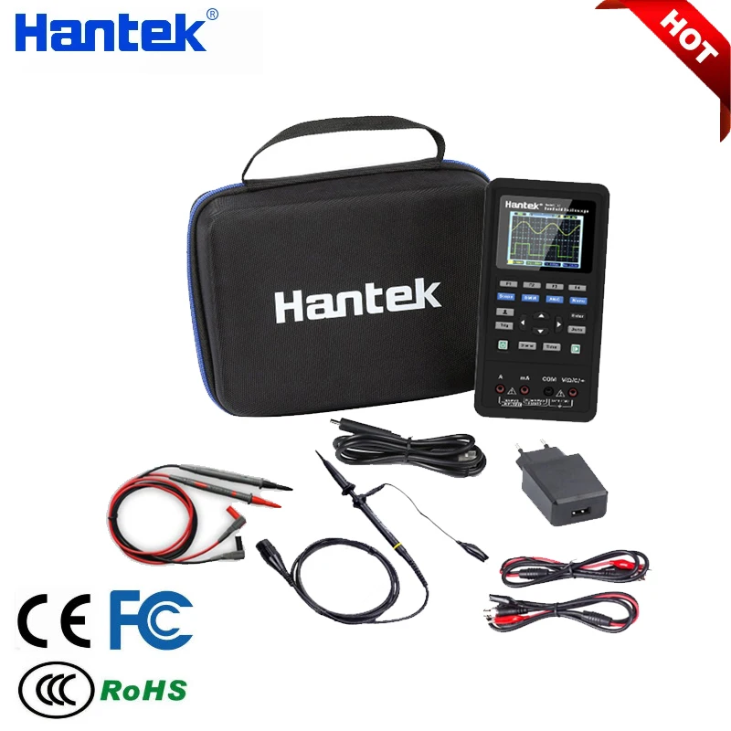 Цифровой мультиметр Hantek 2D72 Осциллограф + генератор сигналов Портативный