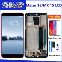 Для 5,4" Meizu 15 MX 15 ЖК-дисплей+ сенсорная панель дигитайзер M881Q M881C M881M lcd Snapdragon 660 Super AMOLED