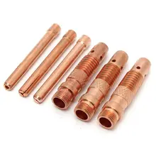 TIG сварочный фонарь с газовыми линзами, тепловое стекло, вольфрамовый электрод для WP-17/18/26