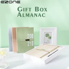 EZONE 2021 Calendar Notebook 180 Pages Set Annual Calendar Notepad Efficiency Book School Office Supplies Journals Stationery(China)