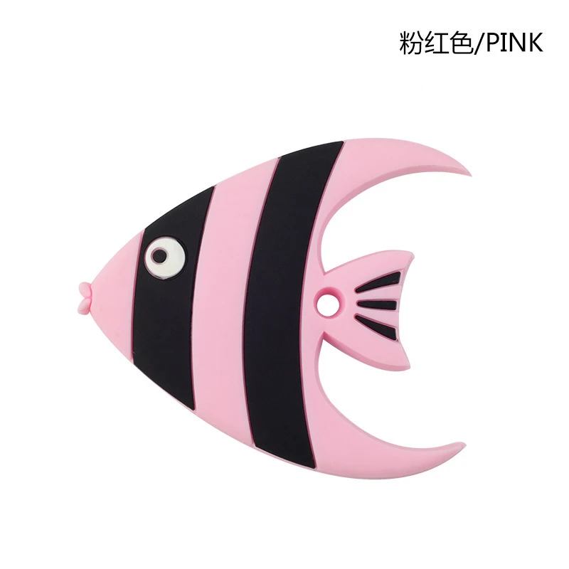 1PCS Teether Fish C 1 шт. DIY Fish модель силиконовый Прорезыватель для зубов из пищевого силикона детское BPA бесплатное ожерелье-прорезыватель пустышка цепь для малышей силиконовые жевательные игрушки - Цвет: 1PCS Teether Fish C