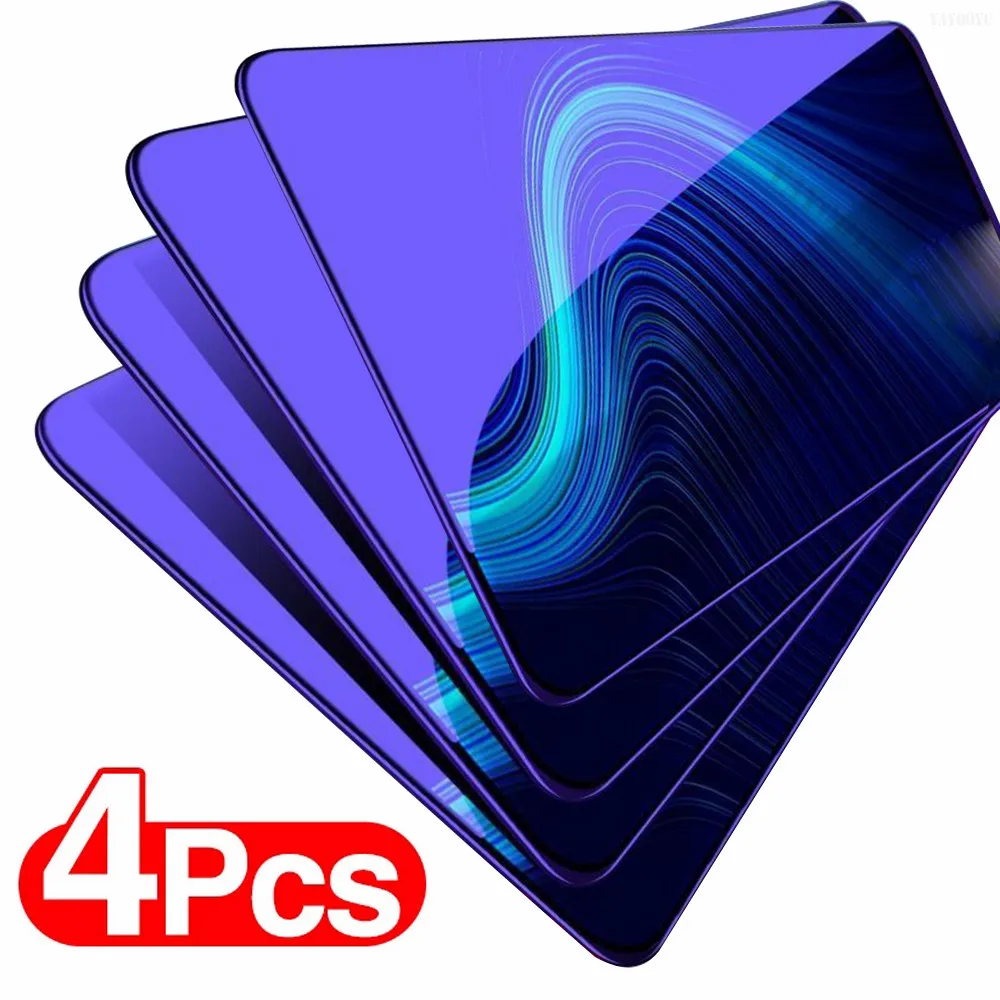4 шт. полный Защитное стекло для Xiaomi Redmi Примечание 8 7 6 5 9s 9 Pro Max закаленное экрана с