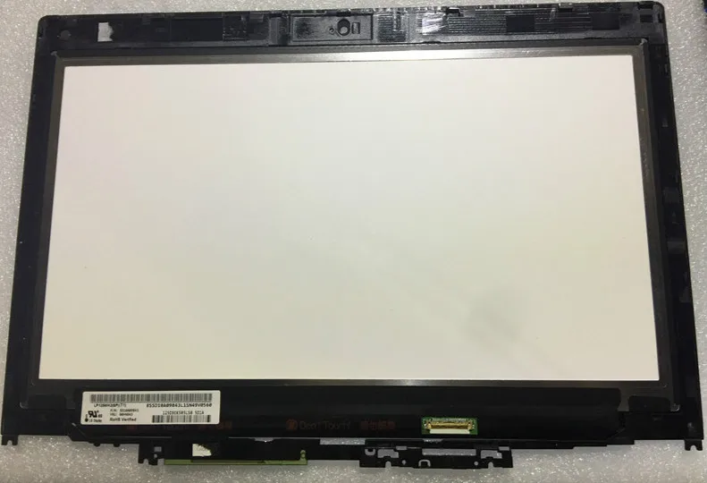 Для lenovo Thinkpad Yoga 260 lcd кодирующий преобразователь сенсорного экрана в сборе LP125WH2-SPT1 LP125WH2 EDP 30 pin HD