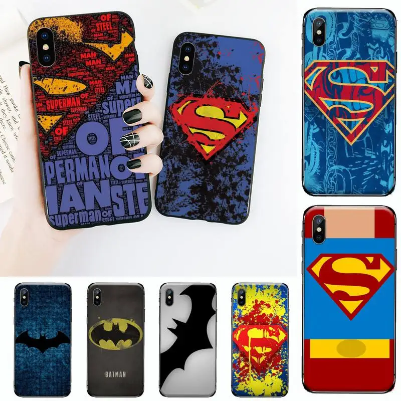 

DC Movies SUPERMAN DIY Phone Case for iPhone 11 12 pro XS MAX 8 7 6 6S Plus X 5S SE 2020 XR
