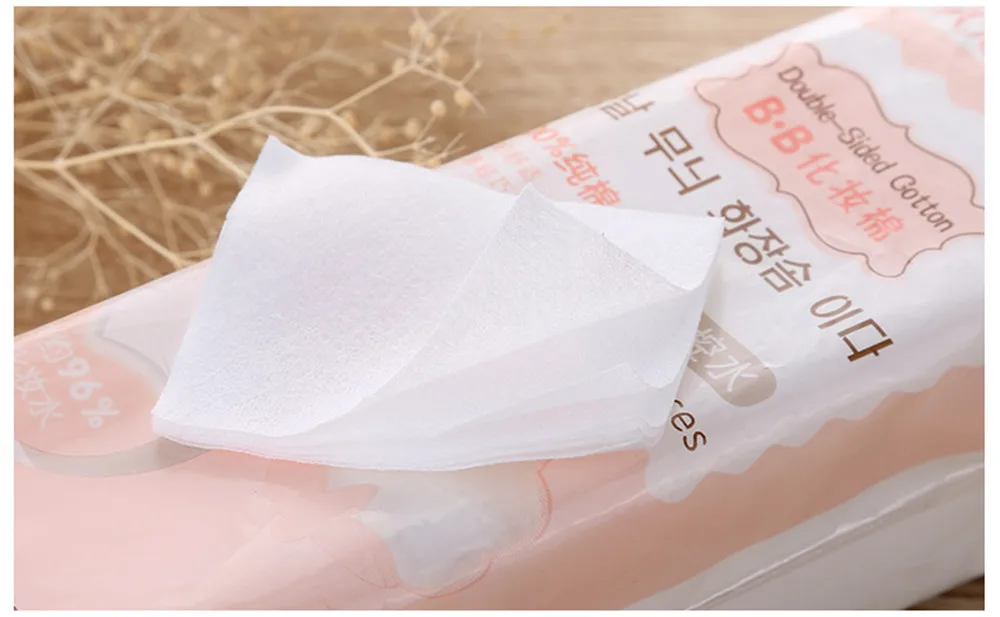 500PCS Korean Facial Organic Cotton Pads Facial Cleaning Nail Polish Remover Cosmetic Tissue Makeup Cotton Skin Care Tools (22)