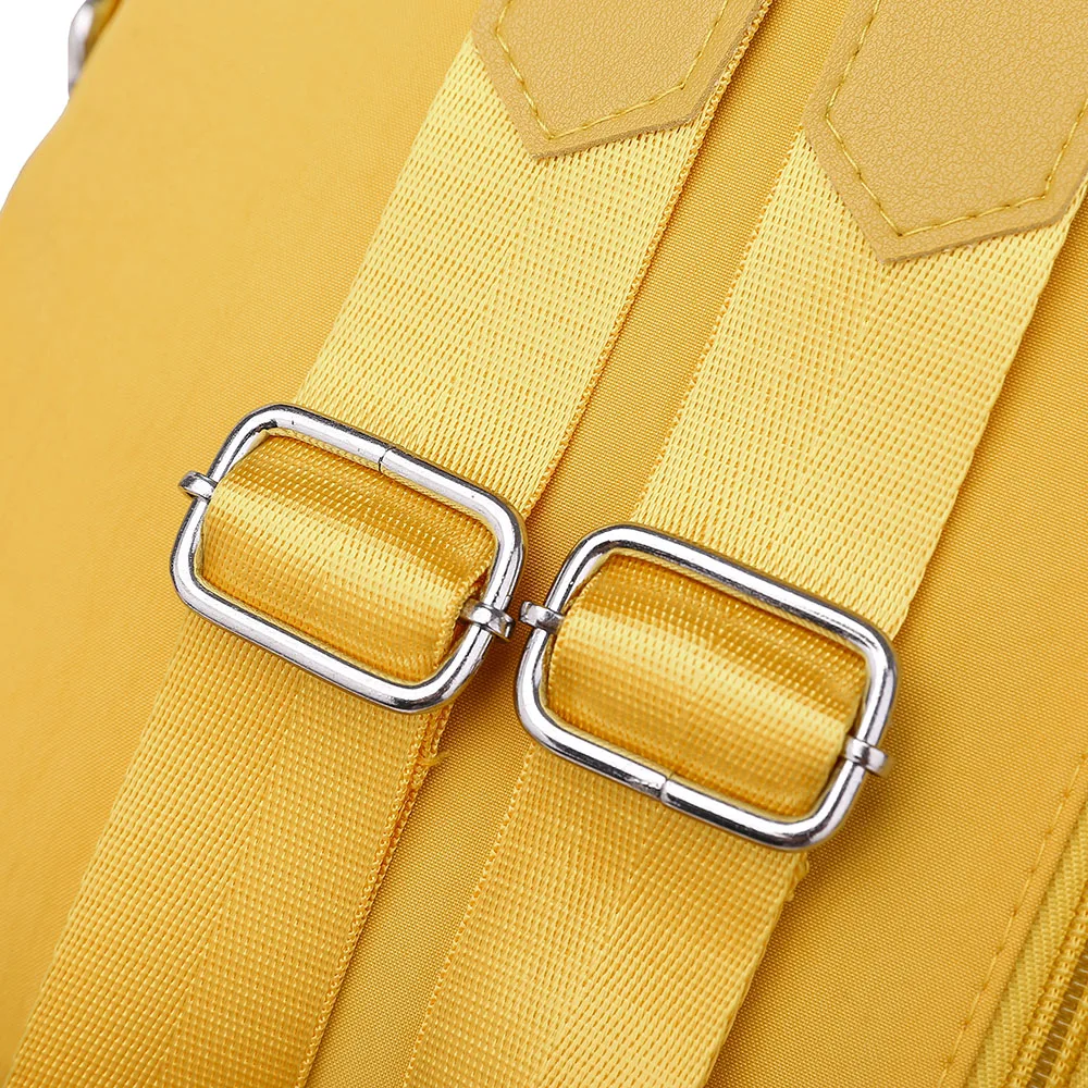 Карамельный цвет Оксфорд Рюкзак Женская водонепроницаемая нейлоновая сумка подходит для девочек-подростков высокое качество мода путешествия мода Backpa