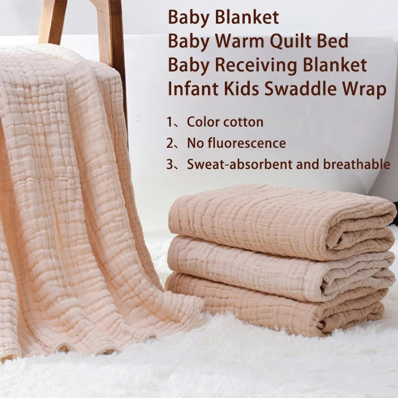 Blanket Swaddling Baby Swaddling 6 Layers Baby Receiving Blanket