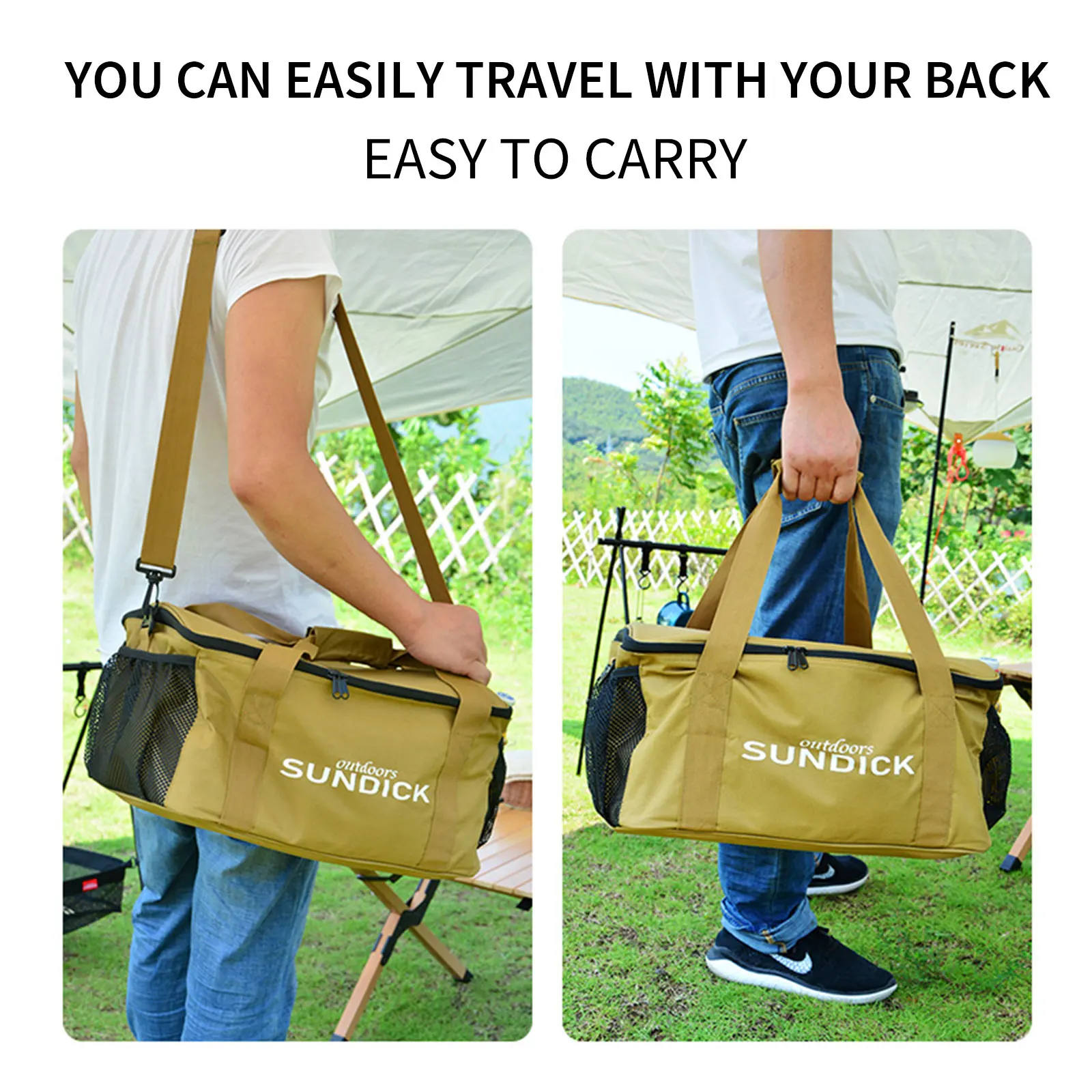 Camping Storage Bag Outdoor Picnic Waterproof Thermal Cooler