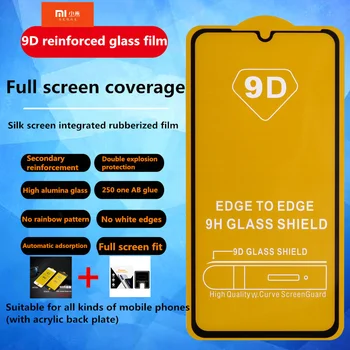 

9D Protective Glass on the For Xiaomi Redmi 8 7 6 Pro 8A 7A 6A Go K20 Redmi Note 8 7 6 Pro Screen Protector Tempered Glass Film