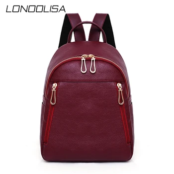

Fashion Women Backpack High Quality PU Leather Mochila School Bags For Teenagers Girls Backpack Female Travel bag bagpack Sac
