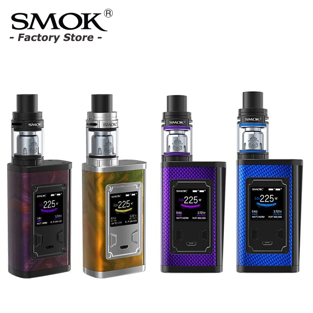 Оригинальный вейп-мод SMOK Majesty 225 Вт бак TFV12 Prince 8 мл испаритель с катушкой Q4 X6 T10