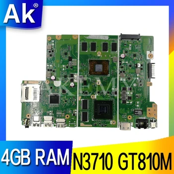 

X441NC Motherboard Mainboard For Asus X441N X441NC Motherboard Test OK N3710 CPU 4GB-RAM GT810M