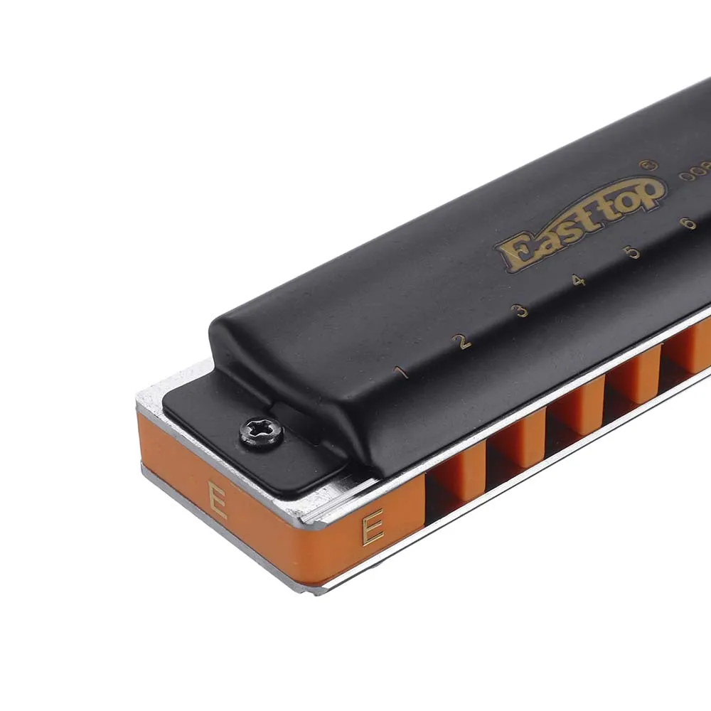 IRIN T008S A B C D E F G Key Harmonica 10 отверстий Блюз черный серебристый цвет Доступные рот органная Хроматическая гармоника Mondharmonica
