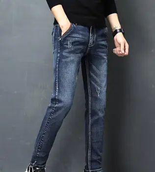 

new Spring Men's Jeans 2020 Slim Feet Pants em8 Youth Men's Casual Jeans KK9001-16