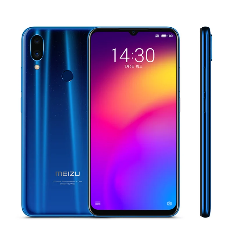 Мобильный телефон Meizu Note 9 с глобальной прошивкой, 4 ГБ, 64 ГБ, мобильный телефон, экран 6,2 дюйма, Восьмиядерный процессор Snapdragon 675, задняя камера 48 МП, смартфон