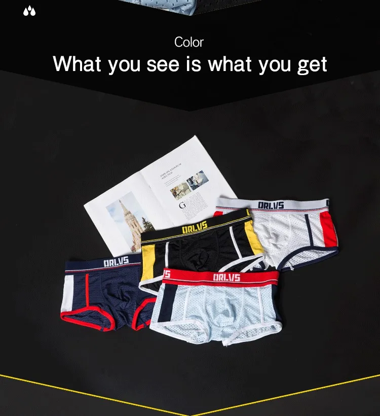 Мужские трусы боксеры Gay Mesh boxerкороткие Дышащие Боксеры Мужское нижнее белье мужские трусы забавные трусы Homme мужская одежда OR193