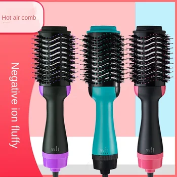 

Hot Air Comb Multifunctional Anion Hair Comb Straight Hair Curly Styling Comb Corrugated Curling Iron for Hair