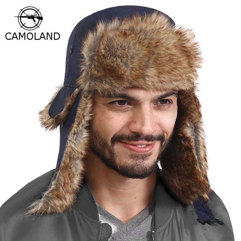 Uomo Donna Cappello Bomber Invernale Con Paraorecchie Cappelli Bomber Berretti Ushanka Cappello Da Trapper Russo Cappello Da Sci Da Neve Da Uomo Cappe