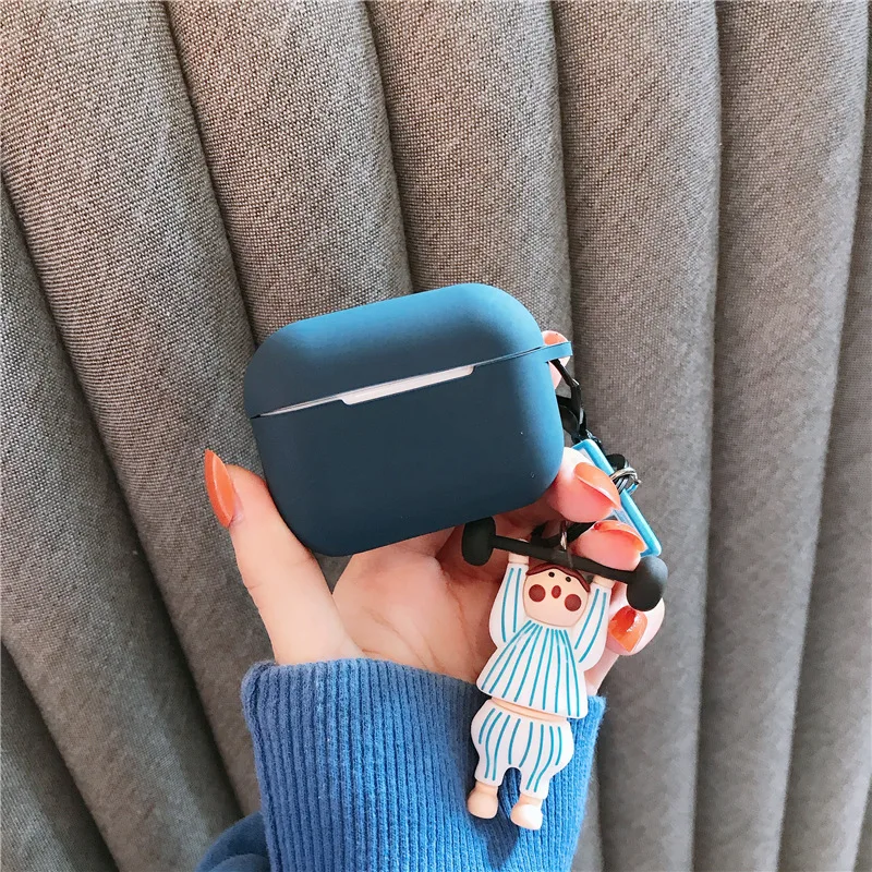  For Airpods Pro Case Silicone Cute Athletes Cartoon Headphone/Earpods Cover For Apple Air pods Pro Case