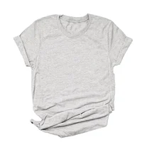 T-shirt manches courtes col rond femme, estival et flambant neuf, à la mode, vente en gros 5