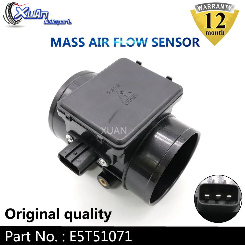 

Датчик воздушного потока XUAN MAF E5T51071, для Mazda 626 MK IV, для Ford Probe MK II 2,0 16V 93-97 2,0-2.5L, 1,8 1,8l 2,0