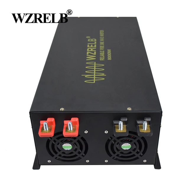 $US $1.320.76 8000W Solar Power Inverter 24V to 220V Pure Sine Wave Inverter Generator 12V/48V/96V/110V DC to 120V/230V/240V AC Remote Control
