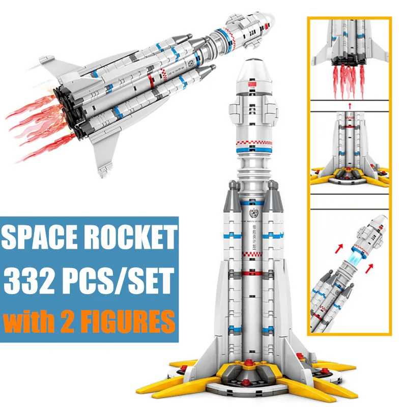 Новый блок Sembo SCIENCE LAB Fiction серия фильмов космическая станция Rocket Fit техническая