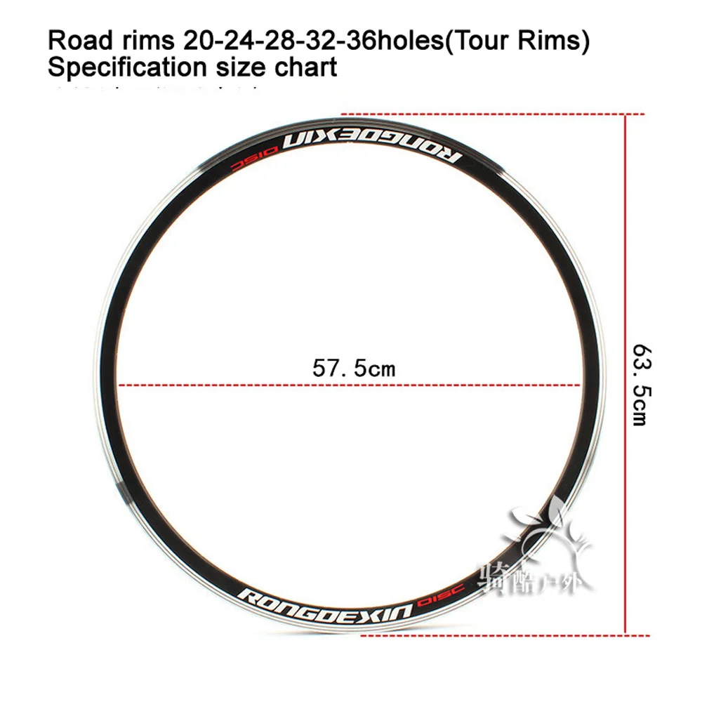 700C диски для шоссейного велосипеда 20 24 28 32 36H обод для велосипеда Carreteras Circle Aro Cerchioni Velgen Jantes Felge