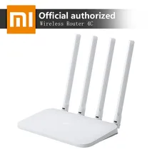 기존 xiao mi mi wifi 라우터 4c 64 ram 300 mbps 2.4g 802.11 b/g/n 4 안테나 대역 무선 라우터 wifi 중계기 app 제어(China)