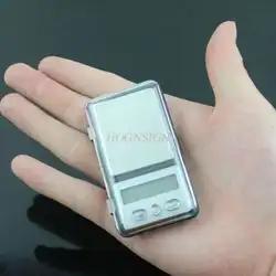 Mini balança eletrônica portátil, balança de ouro, pequeno grama, pó de pesagem, materiais medicinais