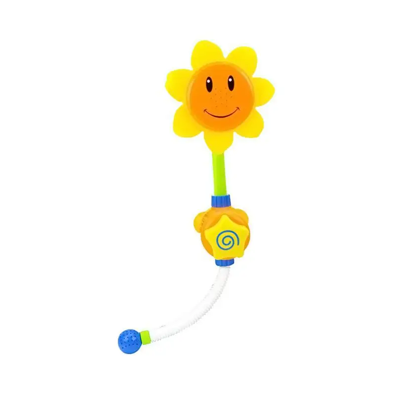 Baby Bath Toys Sunflower Water Shower Spray Hot Tub Fountain Toys For