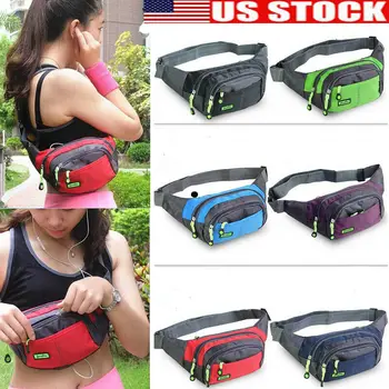 

Unisex Travel Bum Bag Fanny Pack Waist Bag 2020 Zipped Outdoor Sports Shoulder Bag Pouch Waist Packs Ladies Waist Pack