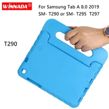 Чехол для samsung galaxy Tab A 8,0 SM T290 T295 T297 ручной ударопрочный EVA чехол для всего тела с ручкой чехол-подставка для детей