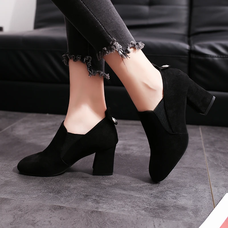 Женские туфли-лодочки на высоком каблуке Модная женская обувь высоких каблуках
