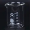 Емкость 10 мл-100 мл, низкоформный Beaker, измерительный стеклянный Beaker, посуда из боросилированного стекла, канцелярские принадлежности для обу... ► Фото 3/6
